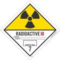 Nmc Radioactive Iii Label, Pk25 DL27AP